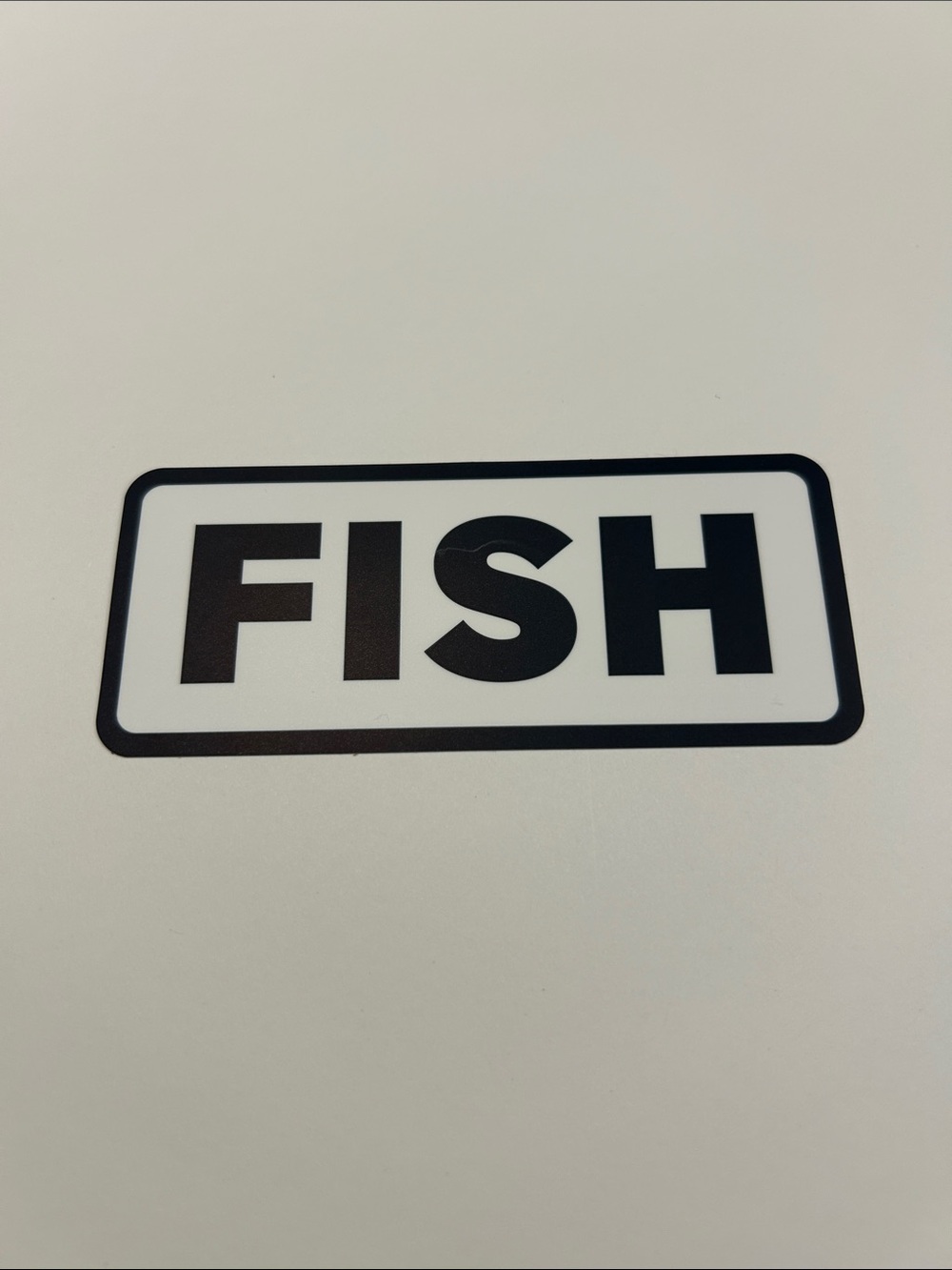 YETI FISH Sticker